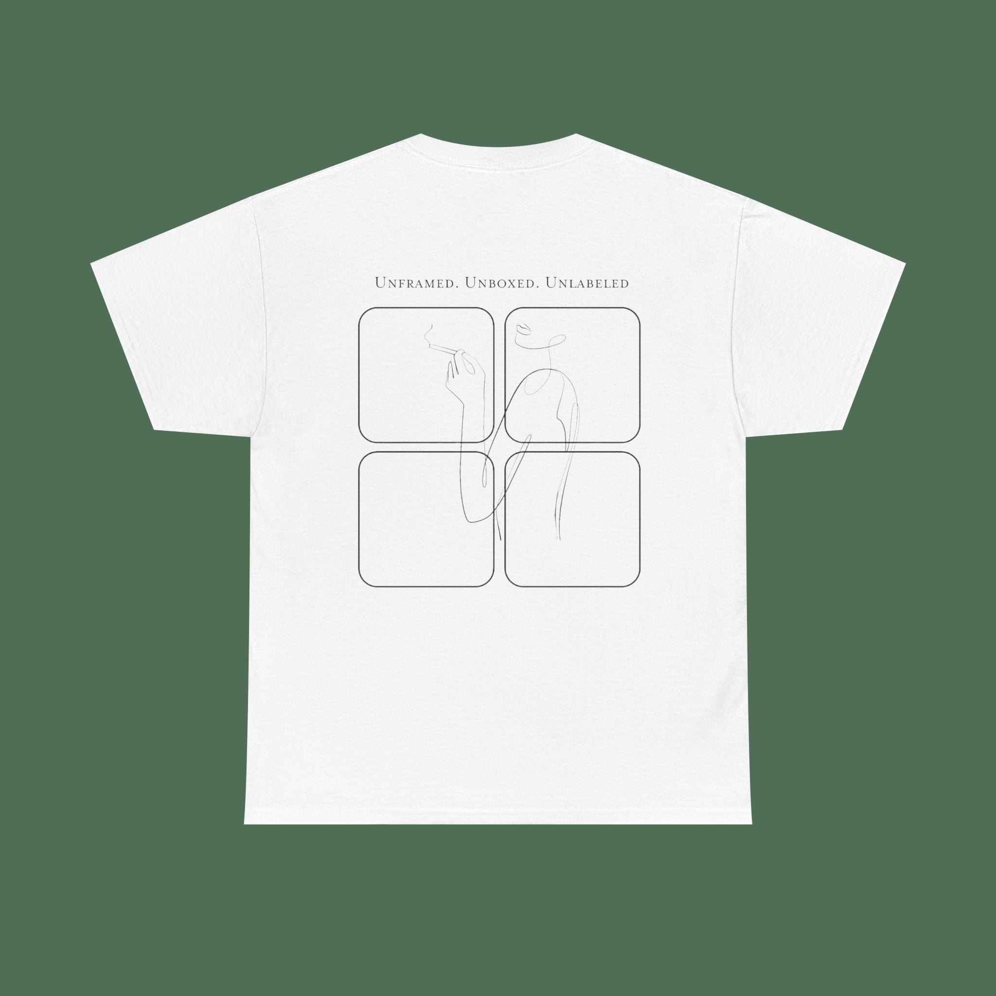 The Unboxed Tee - ‘Unframed. Unboxed. Unlabeled’